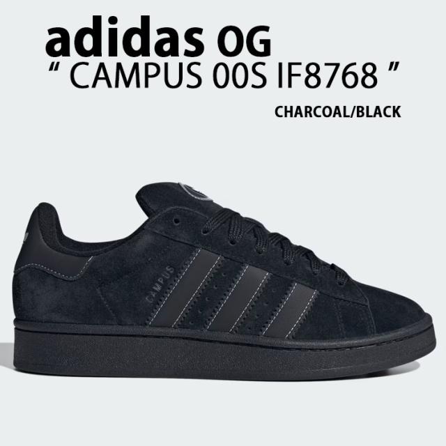 adidas originals アディダス スニーカー CAMPUS 00S IF8768 キャンパス CORE BLACK WHITE シューズ スエード  コアブラック