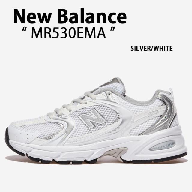 New Balance ニューバランス スニーカー MR530EMA SILVER WHITE シューズ メッシュ NewBalance530 ニューバランス530 クラシックパック