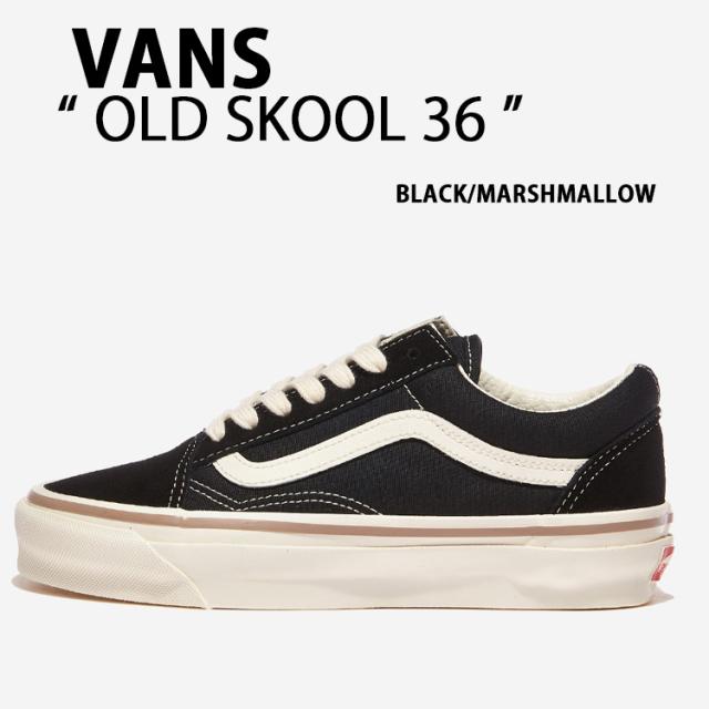VANS バンズ スニーカー OLD SKOOL 36 BLACK MARSHMALLOW VN000CT91KP  オールドスクール 36 ブラック マシュマロ