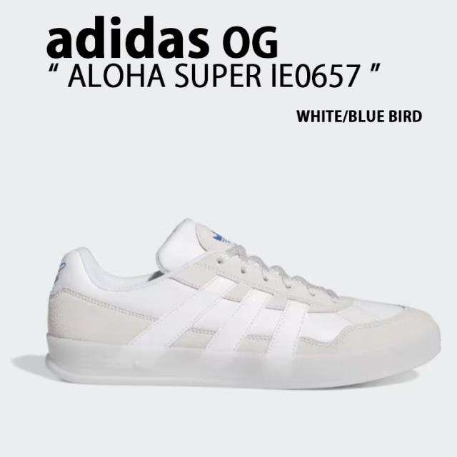 adidas originals アディダス スニーカー ALOHA SUPER IE0657 アロハスーパー シューズ WHITE BLUE