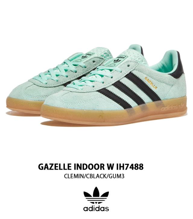 adidas Originals アディダス スニーカー GAZELLE INDOOR W IH7488 ガゼル インドア W CLEMIN CBLACK GUM3 クリアミント