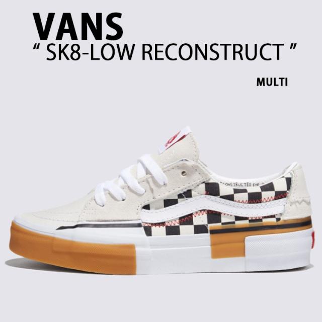 VANS バンズ スニーカーSK8-LOW RECONSTRUCT CAMO CHECK MULTI VN0009QS448 スケートロウリコンストラクト