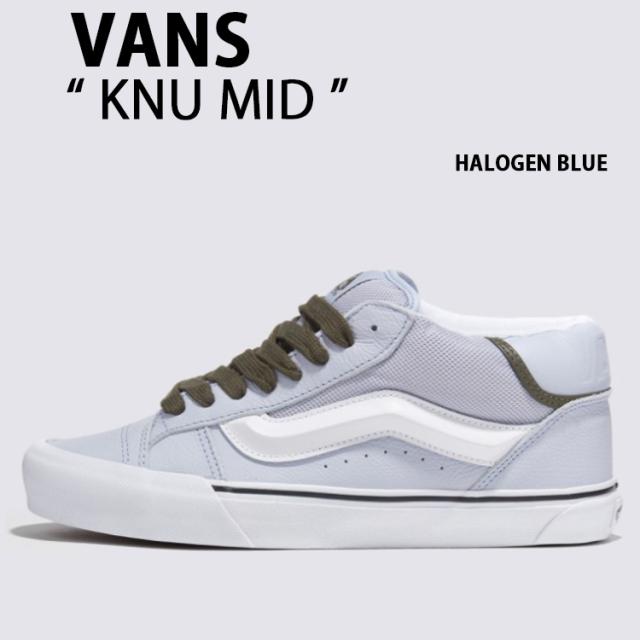 VANS バンズ スニーカー Knu Mid UTILITY LACE HALOGEN BLUE VN000CQ9CHA ニューミッド