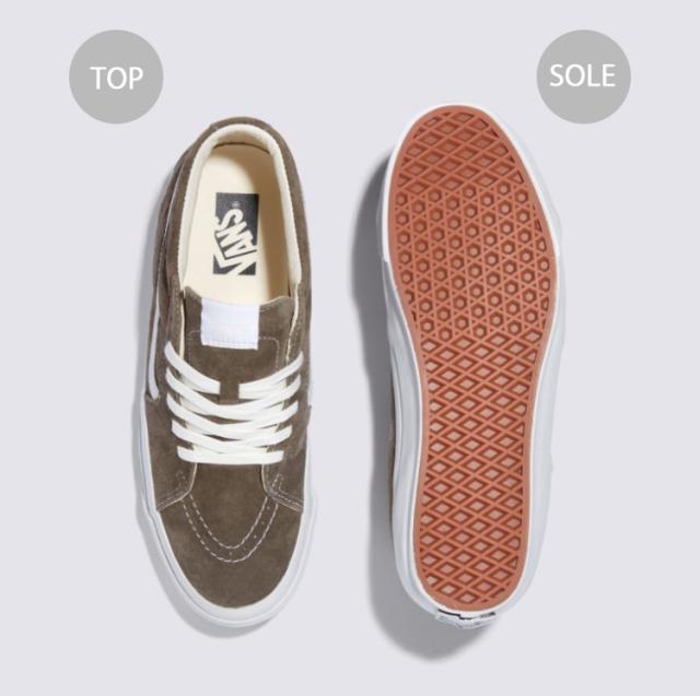 VANS バンズ スニーカー SK8-Mid REISSUE 83 LX PIG SUEDE SEA TURTLE