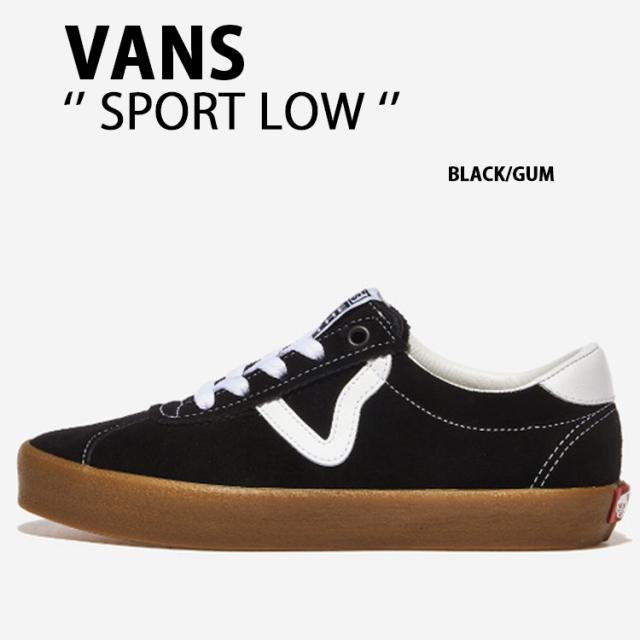 VANS バンズ スニーカーSPORT LOW BLACK GUM VN000CQRB9M スポーツ ロウ ブラック ガム メンズ レディース 男性用 女性用