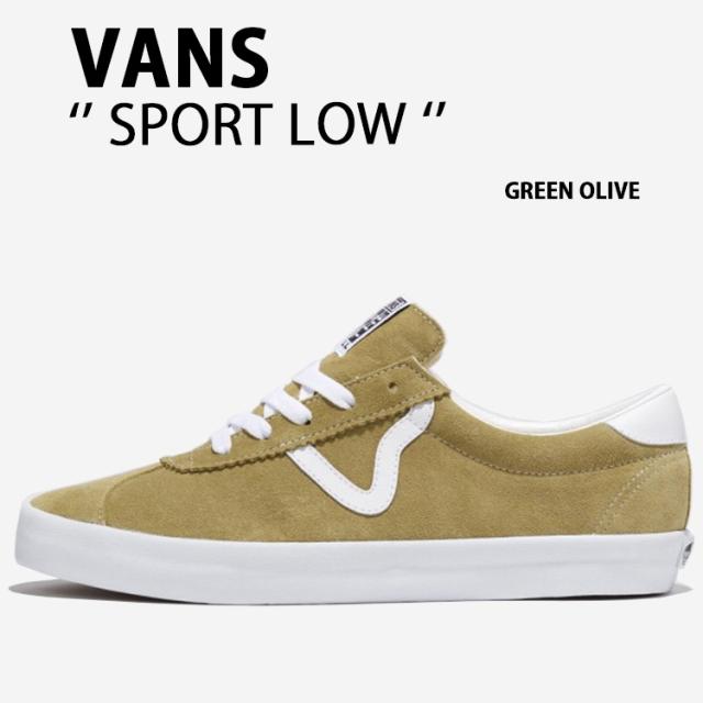 VANS バンズ スニーカーSPORT LOW GREEN OLIVE VN000CTDBD4 スポーツロウ グリーン オリーブ メンズ レディース