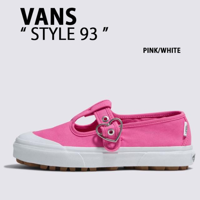 VANS バンズ スニーカー STYLE 93 AZALEA PINK TRUE WHITE スタイル93 アザレアピンク トゥルーホワイト