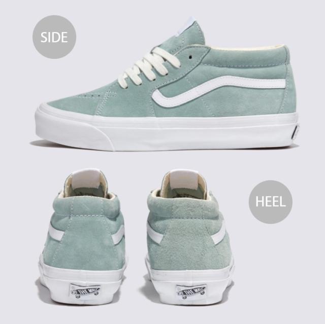 VANS バンズ スニーカー SK8-Mid REISSUE 83 LX PIG SUEDE ICEBERG