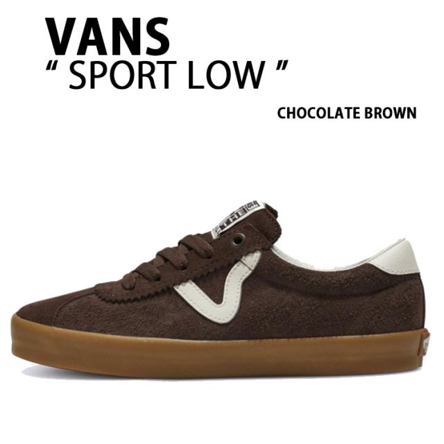 VANS バンズ スニーカーSPORT LOW CHOCOLATE BROWN VN000CQRZR6 スポーツ ロウ  チョコレート ブラウン