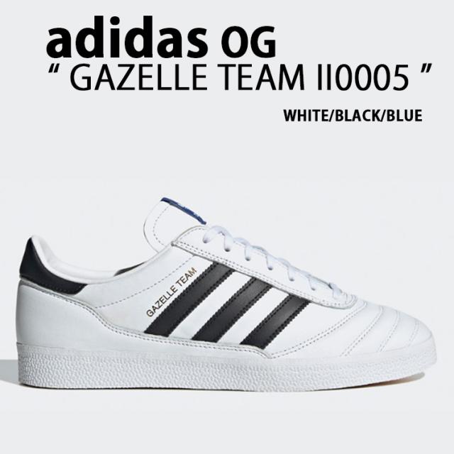 adidas originals アディダス スニーカー GAZELLE II0005 ガゼル FOOTWEAR WHITE BLACK BLUE シューズ