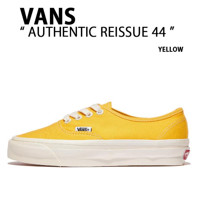 VANS バンズ スニーカー  AUTHENTIC REISSUE 44 SPECTRA YELLOW VN000CW2YWZ オーセンティック リイシュー