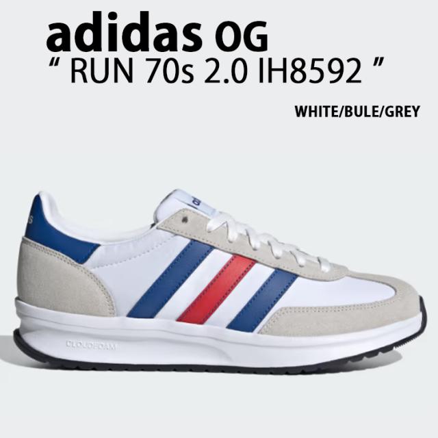 adidas originals アディダス スニーカーRUN 70s 2.0 IH8592 WHITE BULE GREY シューズ