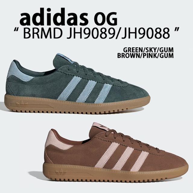 adidas originals アディダス スニーカー BRMD シューズ GREEN PINK JH9089 BROWN SKY JH9088 GUM ガムソール スエード テラス系 T-トゥ