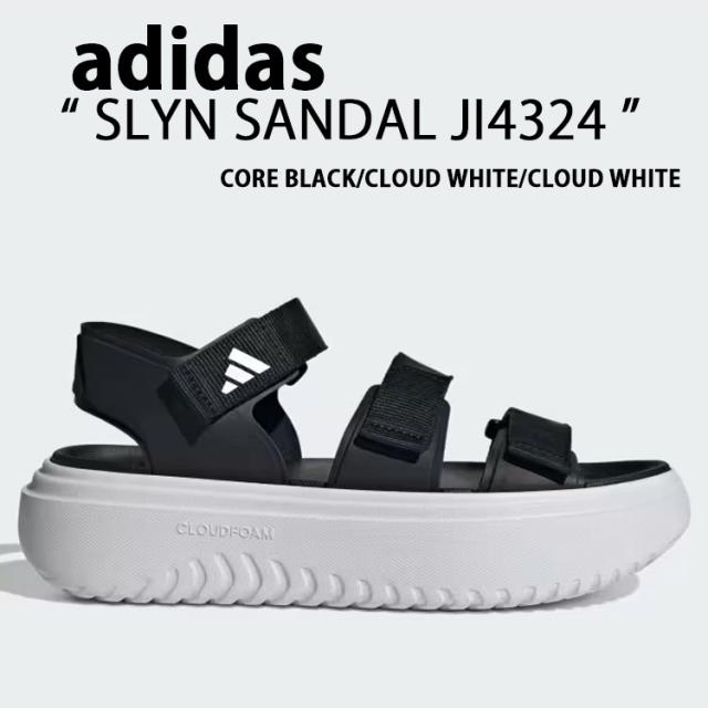 adidas アディダス サンダル スポーツサンダル SLYNサンダル BLACK JI4324 厚底 プラットフォーム スポサン シューズ