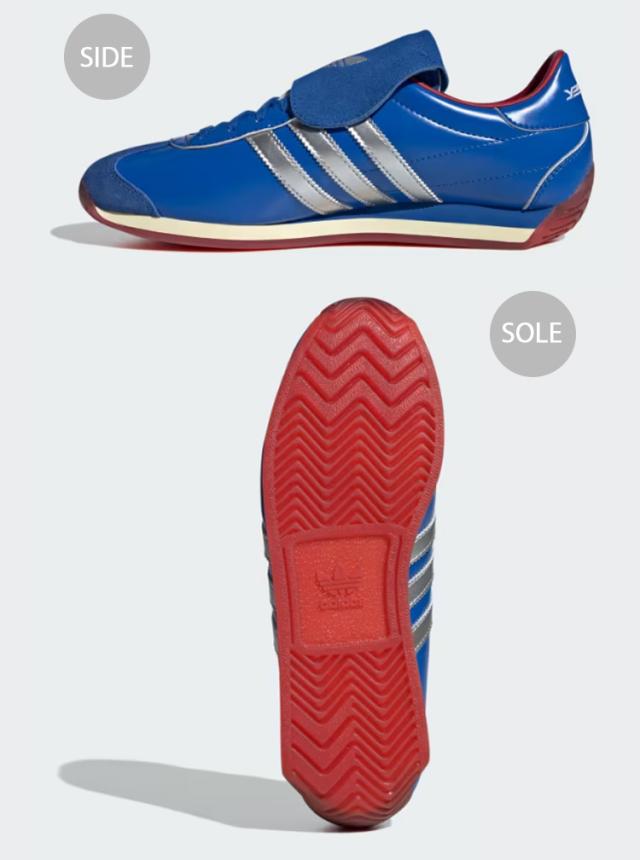 adidas Originals アディダス オリジナルス スニーカー COUNTRY OG JR2601 BLUE SILVER WHITE カントリー