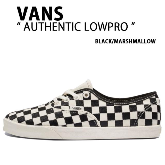 VANS バンズ スニーカー  AUTHENTIC LOWPRO  BLACK MARSHMALLOW VN000D041KP オーセンティック ロープロ