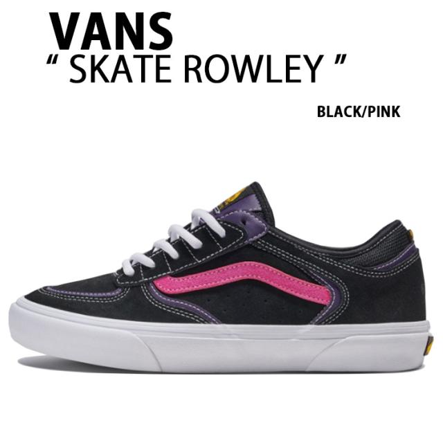 VANS バンズ スニーカー SKATE ROWLEY BLACK PINK VN0A2Z3OB9P バンズ スケート ローリー ブラック ピンク