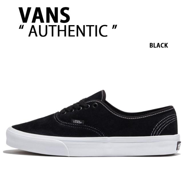 VANS バンズ スニーカー  AUTHENTIC BLACK VN0A2Z3ZBM8 オーセンティック ブラック メンズ レディース