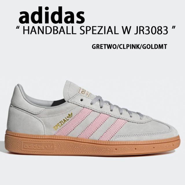adidas アディダス スニーカー HANDBALL SPEZIAL W JR3083 GREY PINK GOLD ハンドボール スペツィアル ウィメンズ シューズ