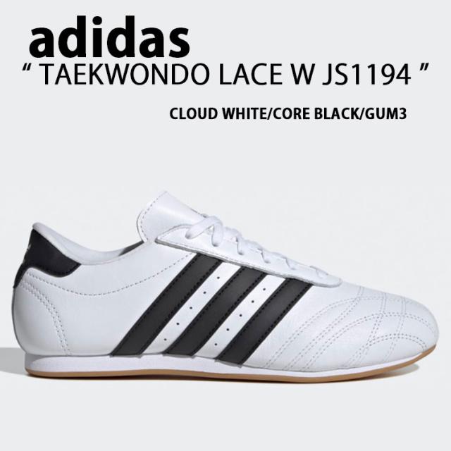 adidas アディダス スニーカー TAEKWONDO LACE W JS1194 WHITE BLACK GUM テコンドー レース ウィメンズ シューズ