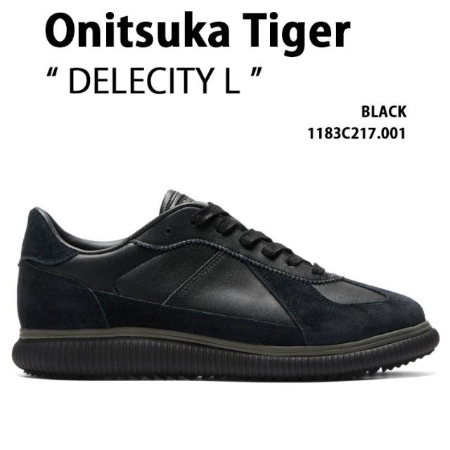 Onitsuka Tiger オニツカタイガー スニーカー DELECITY L BLACK デレシティ エル ブラック メンズ レディース 1183C217.001
