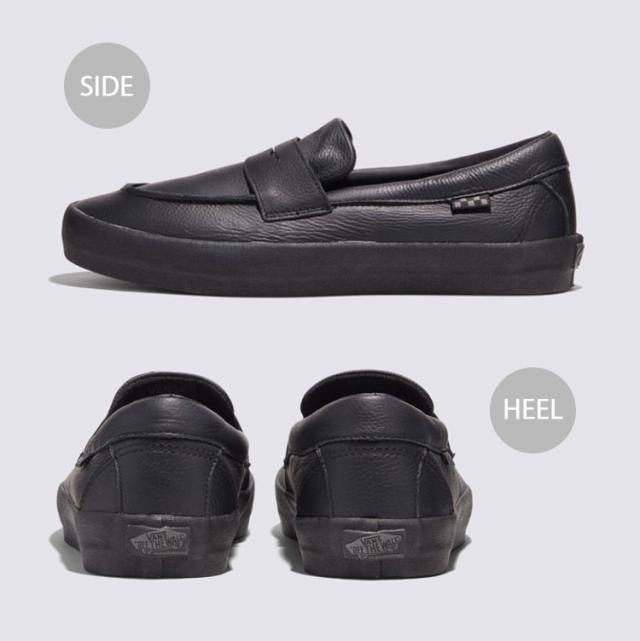 VANS バンズ ローファー SKATE LOAFER スケートローファー BLACK