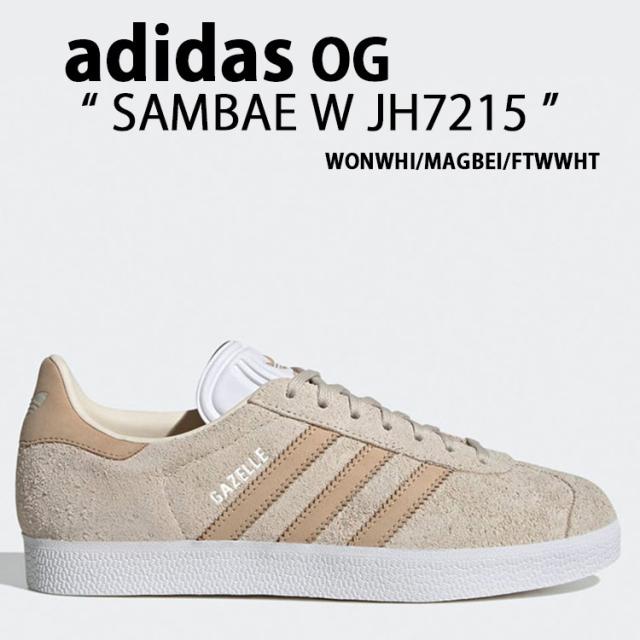 adidas アディダス スニーカー SAMBAE W JH7215 WONWHI/MAGBEI/FTWWHT サンベイ ウィメンズ シューズ ワンダーホワイト レディース