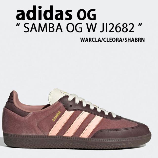 adidas originals アディダス スニーカー SAMBA OG W JI2682 WARCLA/CLEORA/SHABRN サンバ シューズ スエードアッパー テラス系 Tトゥ レディース