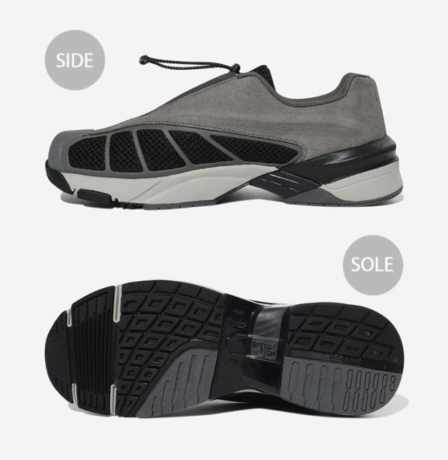 FILA フィラ スニーカー REPLICA 2002 LX GRAY BLACK レプリカ2002 モックシューズ 1RM02847G スエード スリッポン グレー ブラック FILA フィラ スニーカー REPLICA 2002 LX GRAY BLACK レプリカ2002