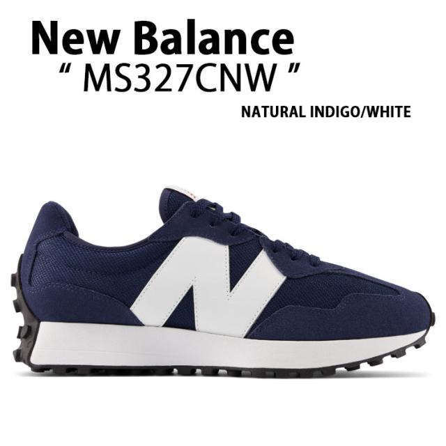 New Balance ニューバランス スニーカー MS327CNW INDIGO シューズ ニューバランス327 インディゴ ホワイト レザー 本革 メンズ