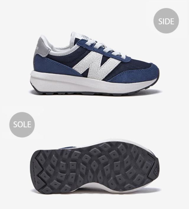 New Balance ニューバランス キッズ スニーカー NewBalance 370 NAVY キッズシューズ ネイビー ホワイト PH370AG ジュニア用 子供用 New Balance ニューバランス キッズ スニーカー NewBalance 370 NAVY キッズシューズ ネイビー ホワイト PH370AG ジュニア用 子供用