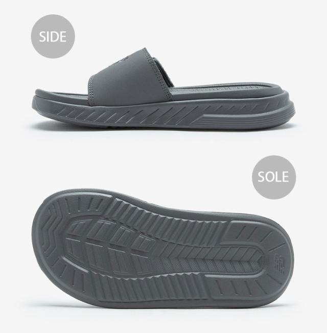 New Balance ニューバランス サンダル SD1501CH3 クッショニングスライド シャワーサンダル スリッパー サイズ調整 チャコール