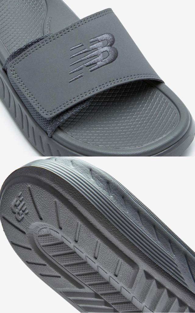 New Balance ニューバランス サンダル SD1501CH3 クッショニングスライド シャワーサンダル スリッパー サイズ調整 チャコール