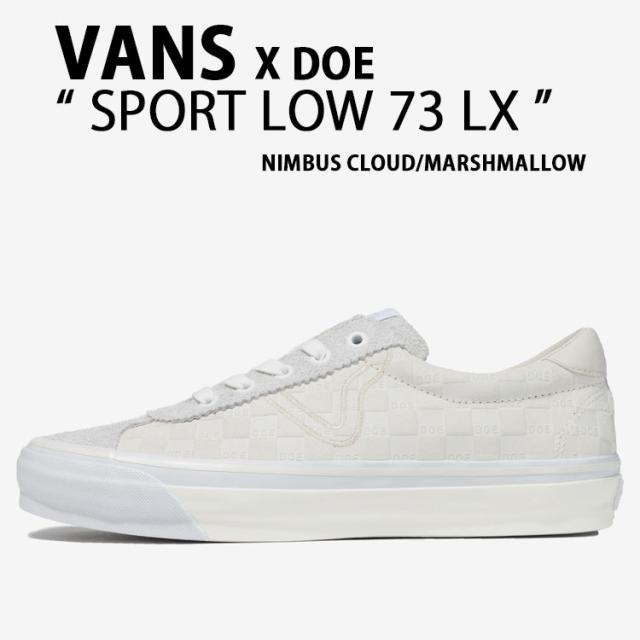 VANS バンズ スニーカー DOE SPORT LOW 73 LX VN000CR1CAB ディーオイー スポーツロー 73LX ニンバスクラウド マッシュマロ