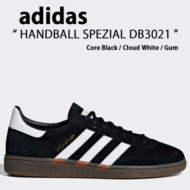 adidas originals アディダス スニーカー HANDBALL SPEZIAL Core Black / Cloud White / Gum DB3021 シューズ ハンドボール スペツィアル コアブラック クラウドホワイト ガム