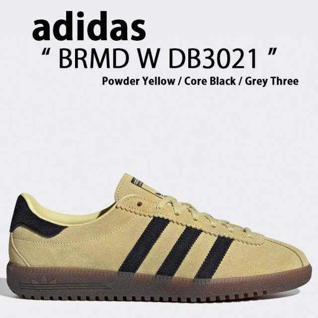 adidas originals アディダス スニーカー BRMD W JI2659 Powder Yellow / Core Black / Grey Three ガムソール スエード テラス系 T-トゥ パウダーイエロー コアブラック グレースリー