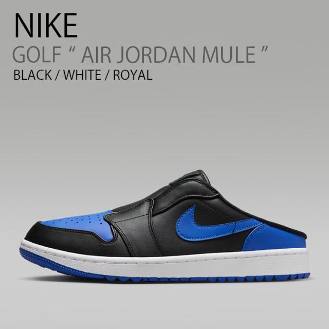NIKE ナイキ スニーカー AIR JORDAN MULE エアジョーダン ミュール FJ1214-002 ゴルフ ブラック ホワイト ブルー メンズ レディース