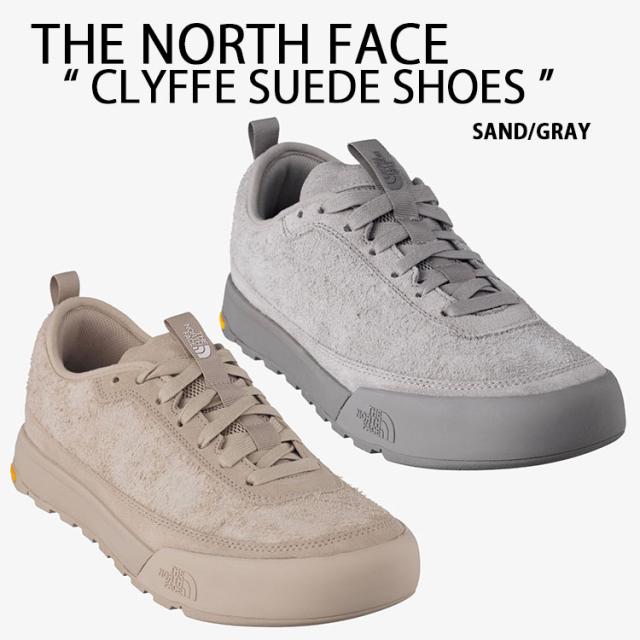 THE NORTH FACE ノースフェイス スニーカー CLYFFE SUEDE クリフスエード シューズ SAND GRAY ライフスタイルスニーカー NS94R41J/K