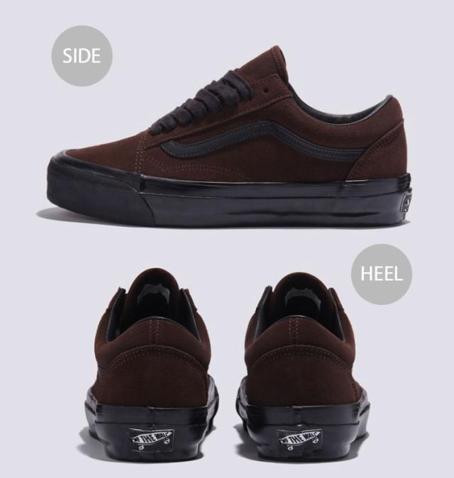 VANS バンズ スニーカー OLD SKOOL SUEDE BLACK BROWN VN000D56YS8