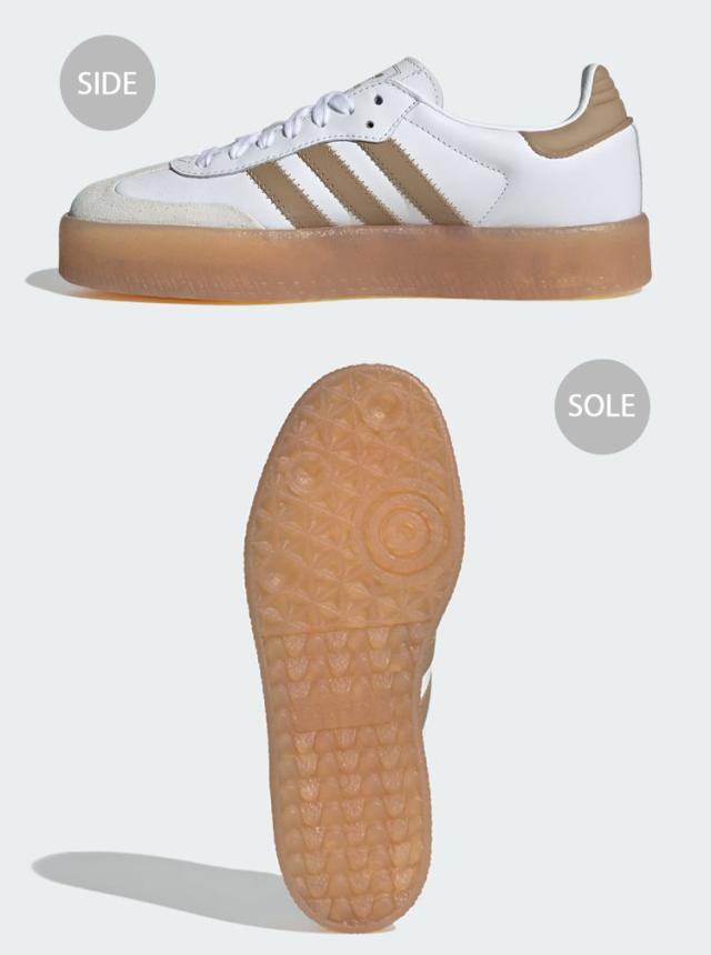 adidas Originals アディダス オリジナルス スニーカー SAMBA JQ0982 シューズ サンバ ホワイト ベージュ 厚底 メンズ レディース adidas Originals アディダス オリジナルス スニーカー SAMBA JQ0982