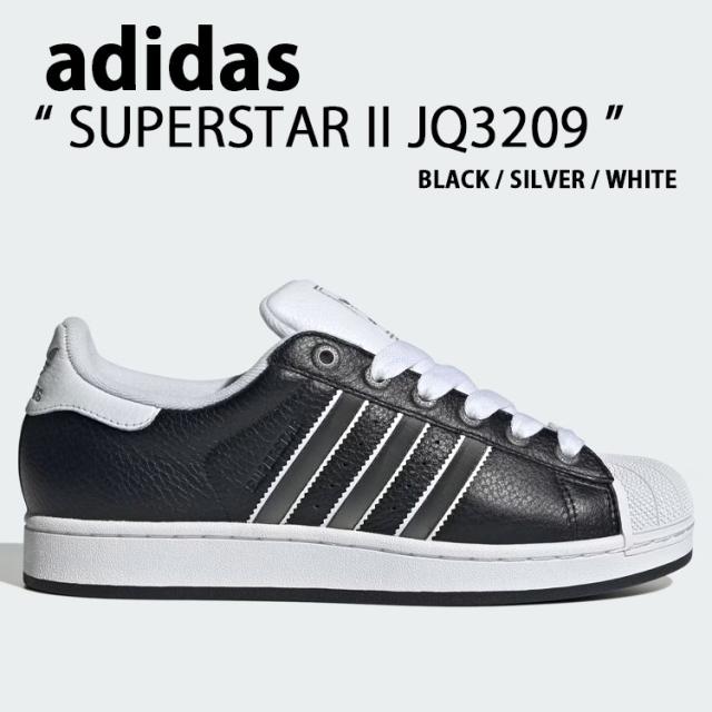 adidas Originals アディダス オリジナルス スニーカー SUPERSTAR II JQ3209 シューズ スーパースターII ブラック メンズ レディース