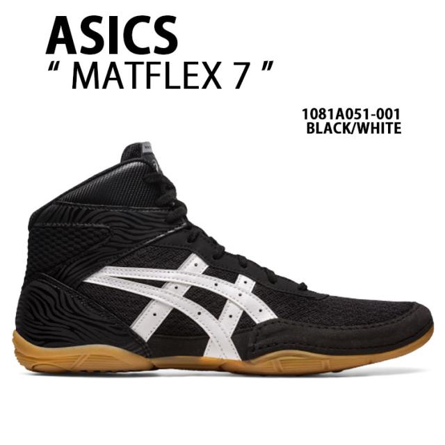 ASICS アシックス スニーカー MATFLEX 7 1081A051-001 BLACK WHITE シューズ マットフレックス7 ブラック ホワイト メンズ レディース