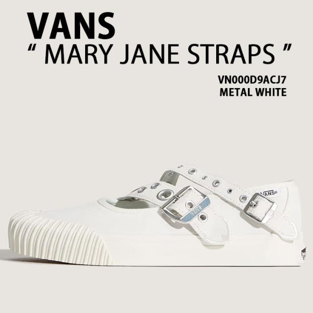 VANS バンズ レディース スニーカー MARY JANE STRAPS VN000D9ACJ7 WHITE シューズ メリージェーン ストラップ ホワイト 女性用