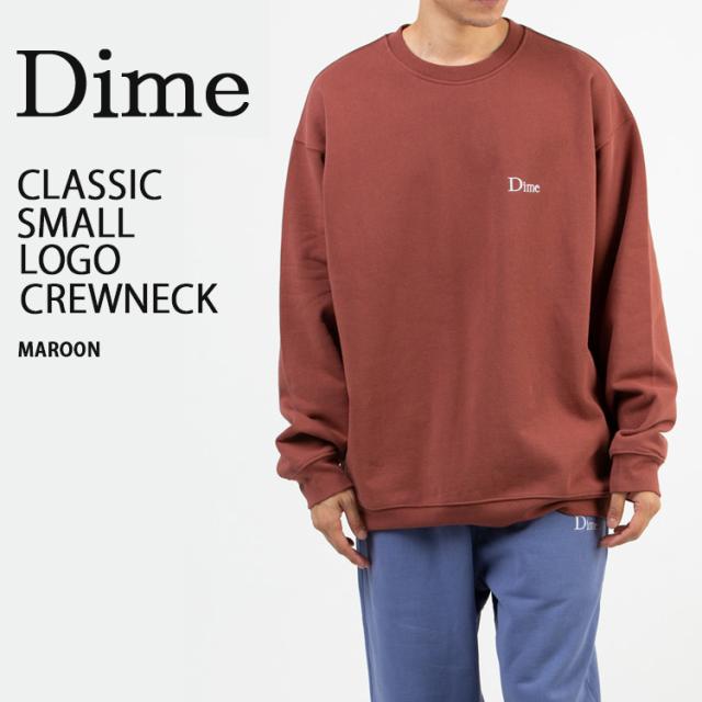 Dime crewneck sweater brown ダイム スウェット