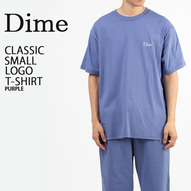 Dime ダイム Tシャツ CLASSIC SMALL LOGO T-SHIRT PURPLE クラシックスモールロゴTシャツ パープル DIMKSTE004-PP