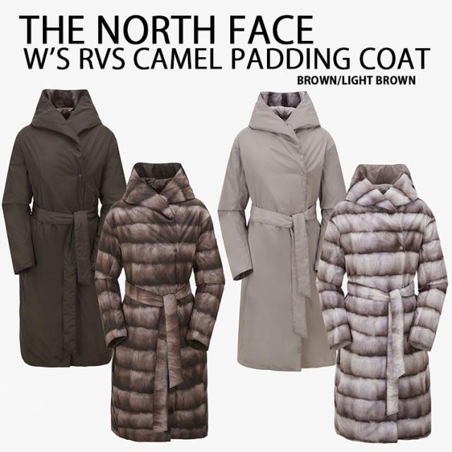 THE NORTH FACE ノースフェイス レディース ダウンコート W’S RVS CAMEL PADDING COAT ファープリント リバーシブル パディング NC3NP80A/B