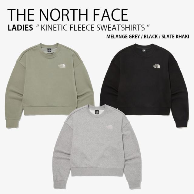 THE NORTH FACE ノースフェイス レディース スウェット KINETIC FLEECE SWEATSHIRTS フリース スウェットシャツ 女性用 NM5MQ55A/B/C