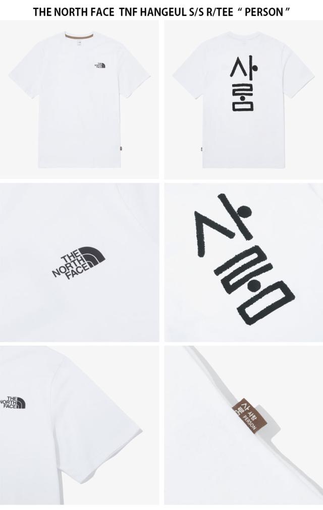 THE NORTH FACE ノースフェイス Tシャツ TNF HANGEUL S/S R/TEE ハングル ティーシャツ 半袖 メンズ レディース NT7UQ52/53/54