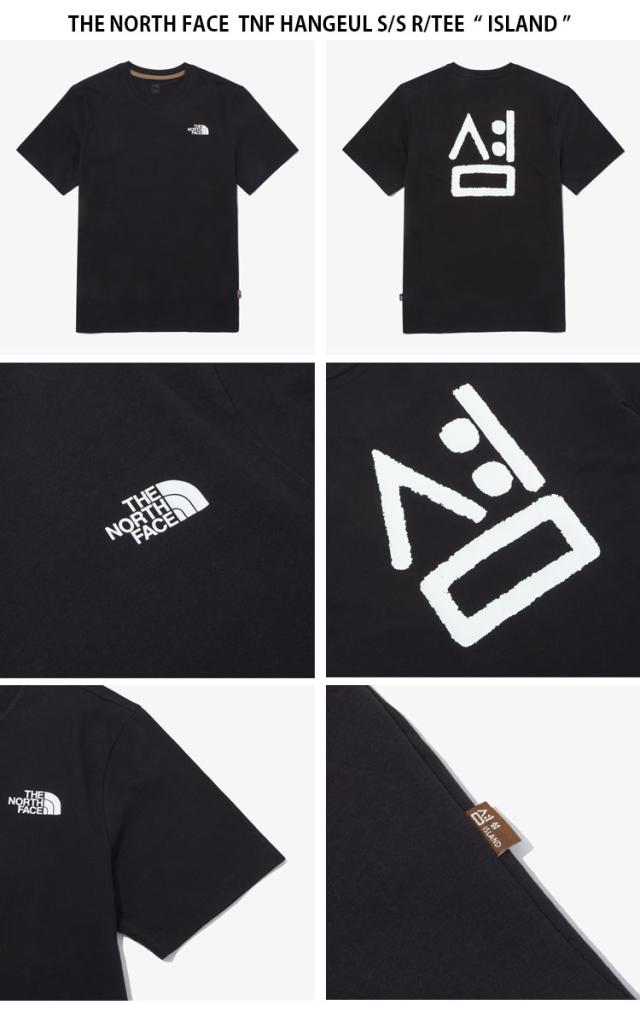 THE NORTH FACE ノースフェイス Tシャツ TNF HANGEUL S/S R/TEE ティーシャツ 半袖 ブラック メンズ レディース NT7UQ52/53/54