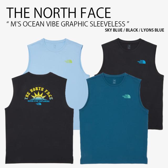 THE NORTH FACE ノースフェイス タンクトップ M’S OCEAN VIBE GRAPHIC SLEEVELESS ノースリーブ メンズ レディース NT7VQ26A/B/C